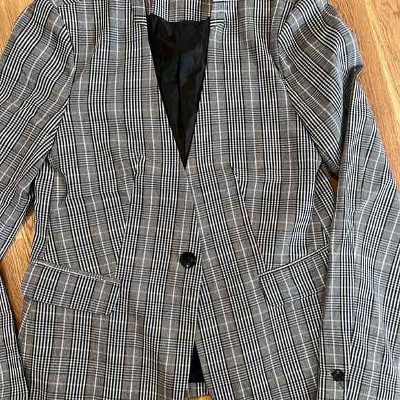 Premise Studio Plaid Blazer 6 Tailored Preppy Academia old money office siren - Picture 5 of 12